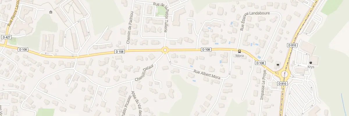 Plan du 14 Rue Albert Mora à Boucau