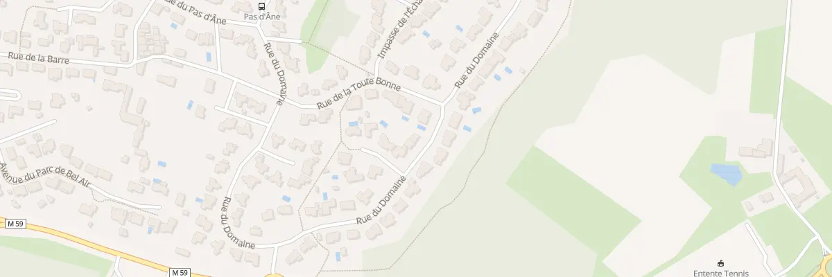 Plan du 65T Rue du Domaine à Vertou