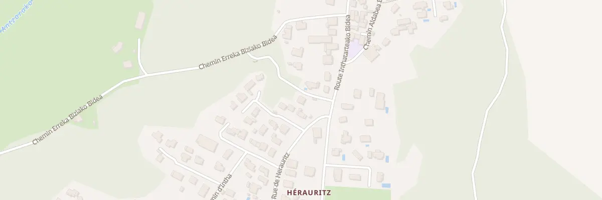 Plan du 931 Rte Inthatarteak à Ustaritz