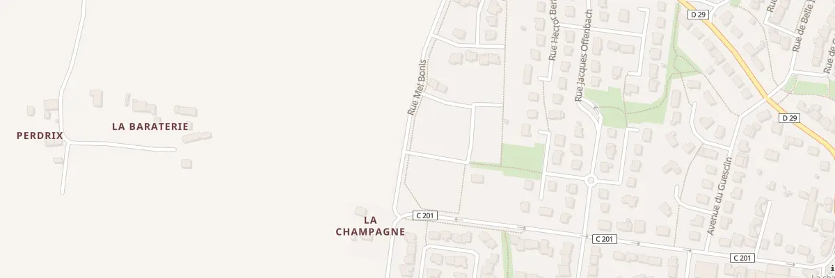 Plan du 1 Rue Claude Debussy à Servon-sur-Vilaine