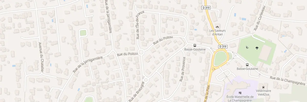 Plan du 9 Rue du Poitou à Basse-Goulaine