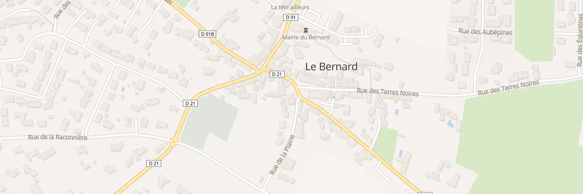 Plan du 8 Rue du centre au Bernard