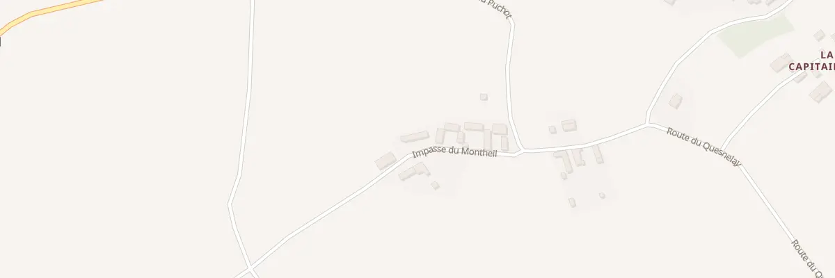 Plan du 8 Che des Captages - Le Theil à Gonneville-Le Theil