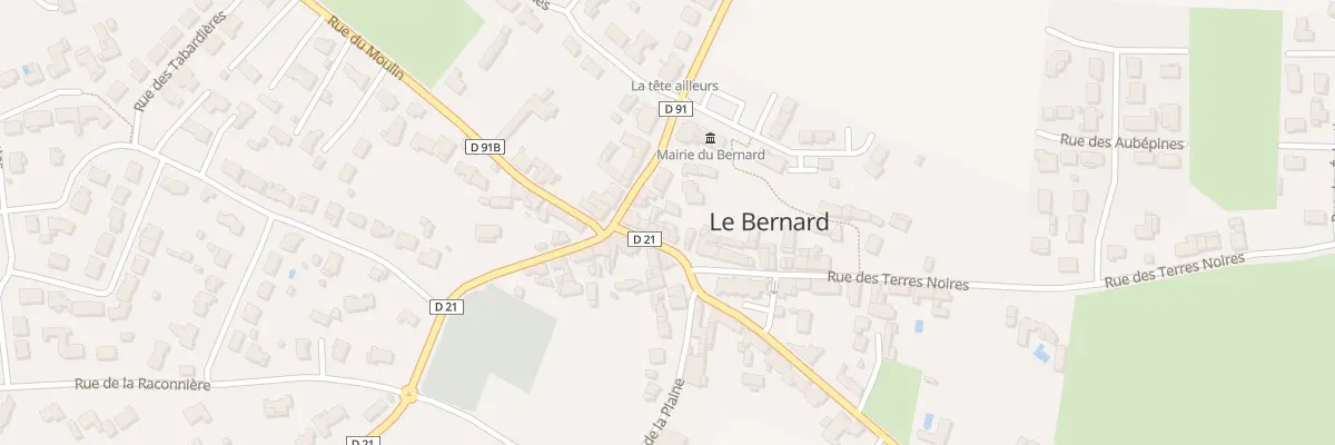 Plan du 5 Rue du centre au Bernard
