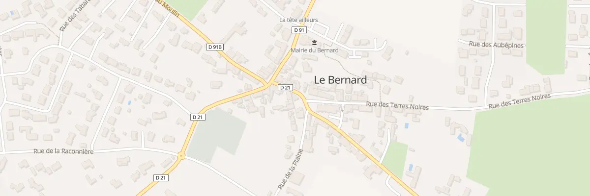 Plan du 4 Rue du centre au Bernard
