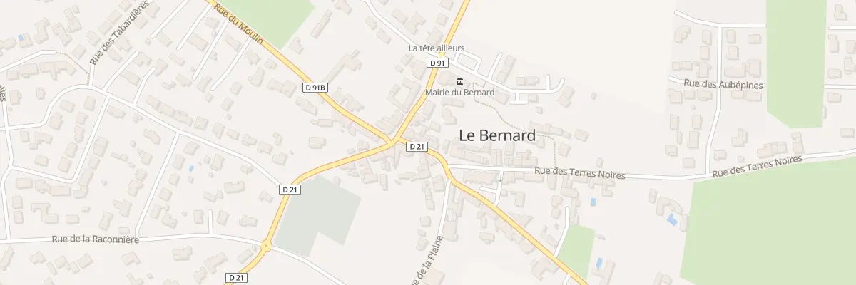 Plan du 7 Rue du centre au Bernard