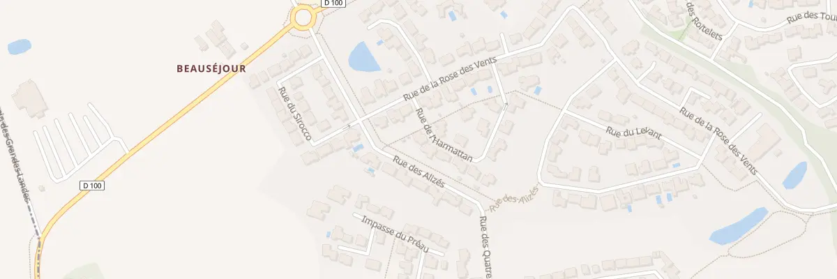 Plan du 25 Rue de l’harmattan à Mouilleron-le-Captif
