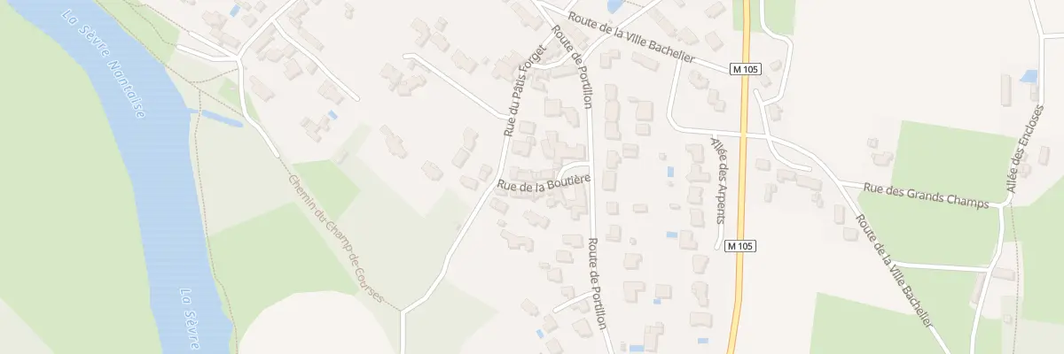 Plan du 8 Rue de la Boutière à Vertou