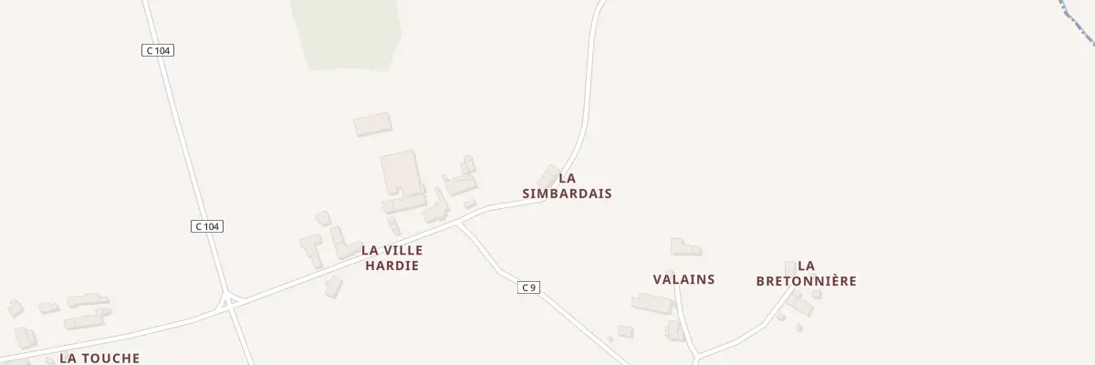 Plan du 41 La Simbardais à Vieux-Vy-sur-Couesnon