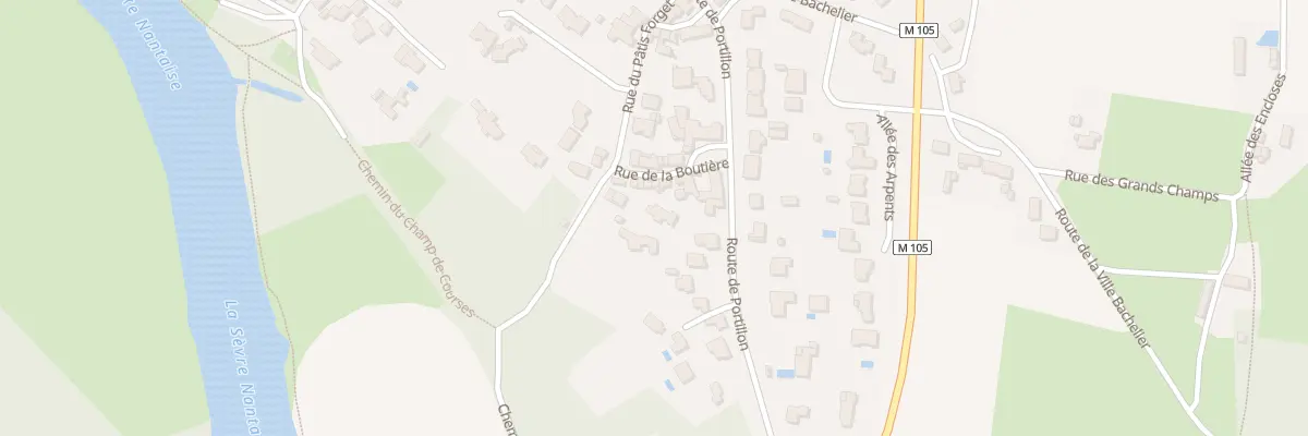 Plan du 7 Rue de la Boutière à Vertou