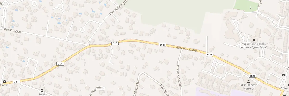 Plan du 32B Av Lénine à Tarnos