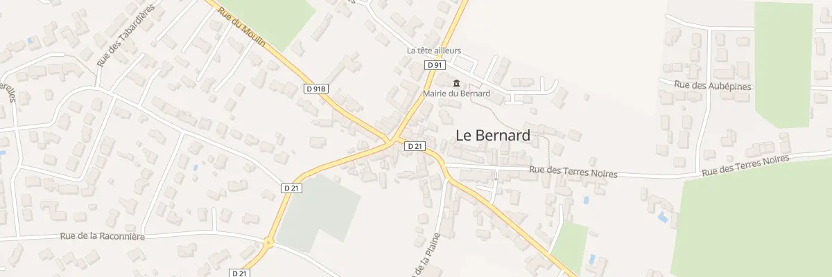 Plan du 3 Rue du centre au Bernard