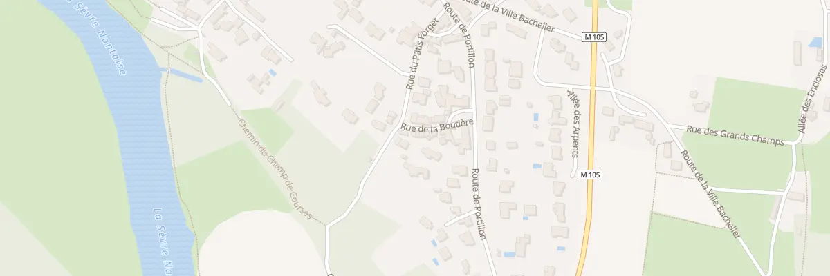 Plan du 11 Rue de la Boutière à Vertou