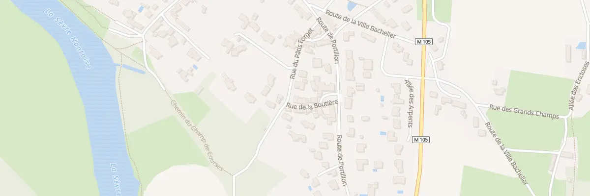 Plan du 10 Rue de la Boutière à Vertou
