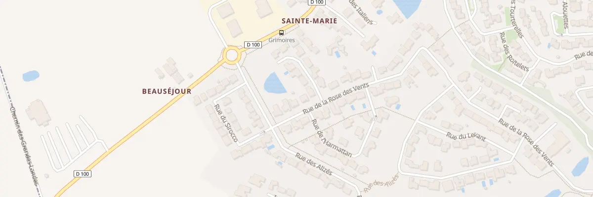 Plan du 126 Rue de la rose des vents à Mouilleron-le-Captif