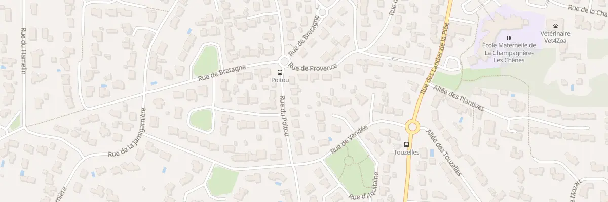 Plan du 33 Rue du Poitou à Basse-Goulaine