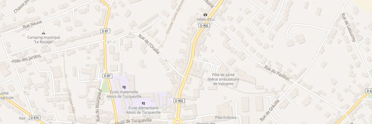 Plan du 47 Rue de Poterie à Valognes