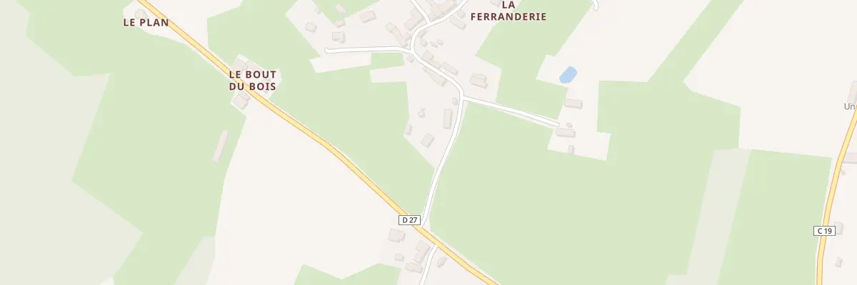 Plan du 1 La Ferranderie à La Bouëxière