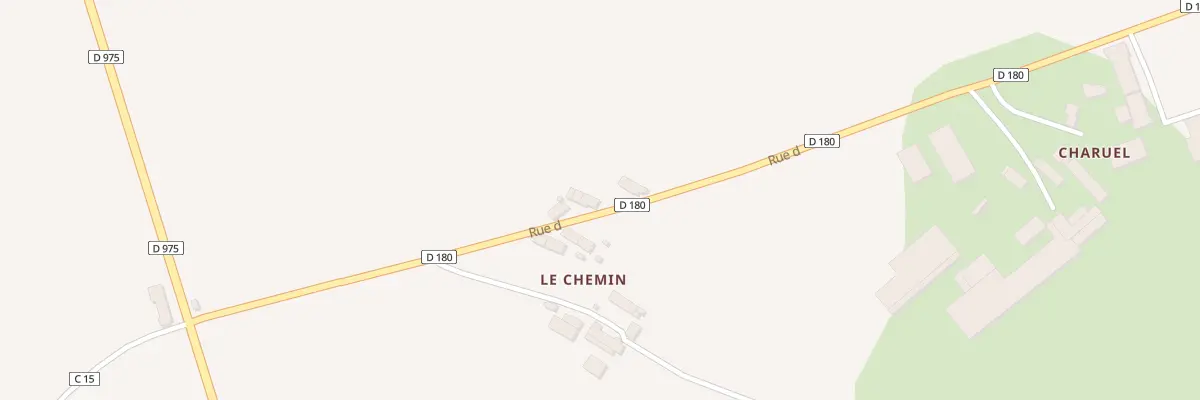Plan du 2 Le Chemin à Sacey