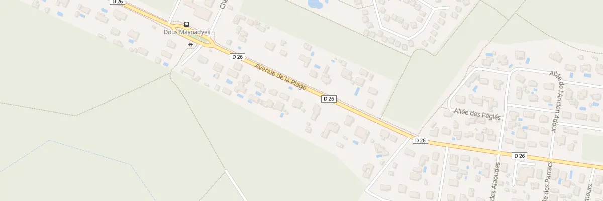 Plan du 1483 Av de la Plage à Ondres