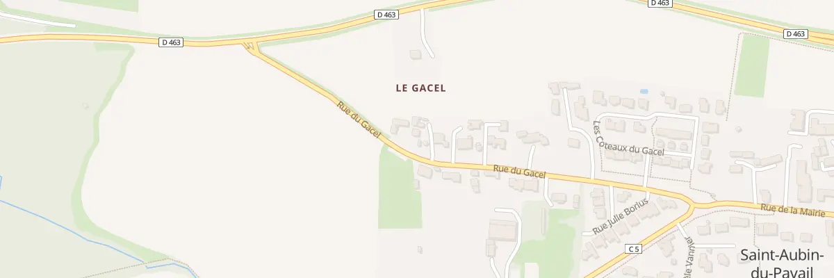 Plan du 222 Rue du Gacel à Châteaugiron