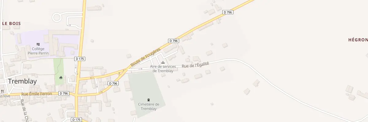 Plan du 1 Rue de l’Égalité à Val-Couesnon