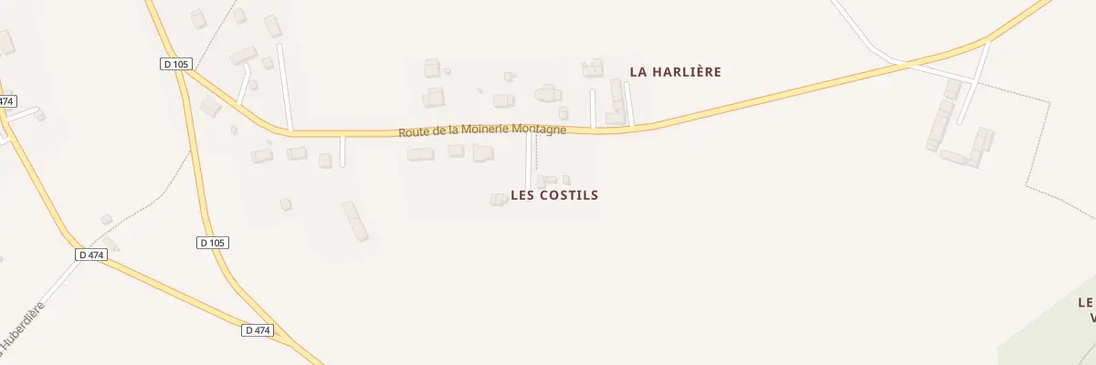 Plan du 6039 Les Costils - Saint-Leger à Saint-Jean-des-Champs