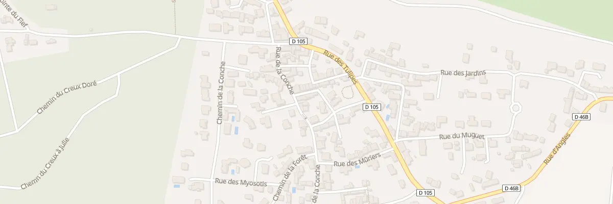 Plan du 13A Rue de la Conche à Longeville-sur-Mer