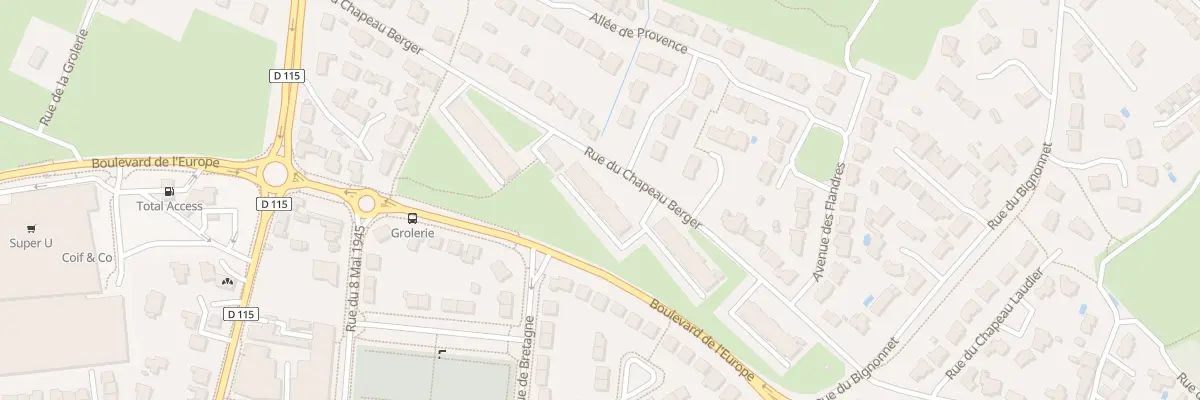Plan du 36 Rue du Chapeau Berger à Vertou