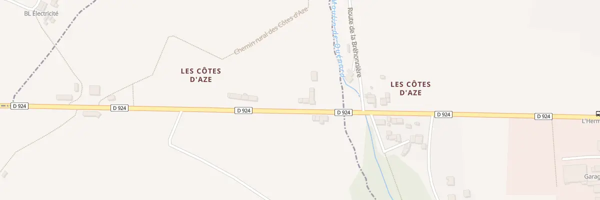 Plan du 2 Les Cotes d’Aze à Saint-Planchers