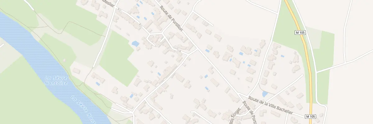 Plan du 1 Rue de la Pierre Percée à Vertou