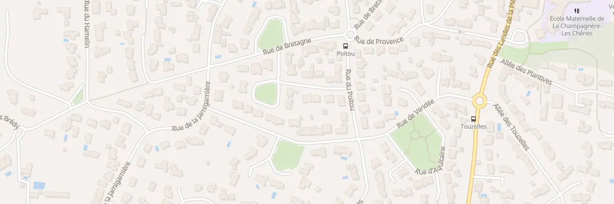Plan du 2 Rue des Passereaux à Basse-Goulaine