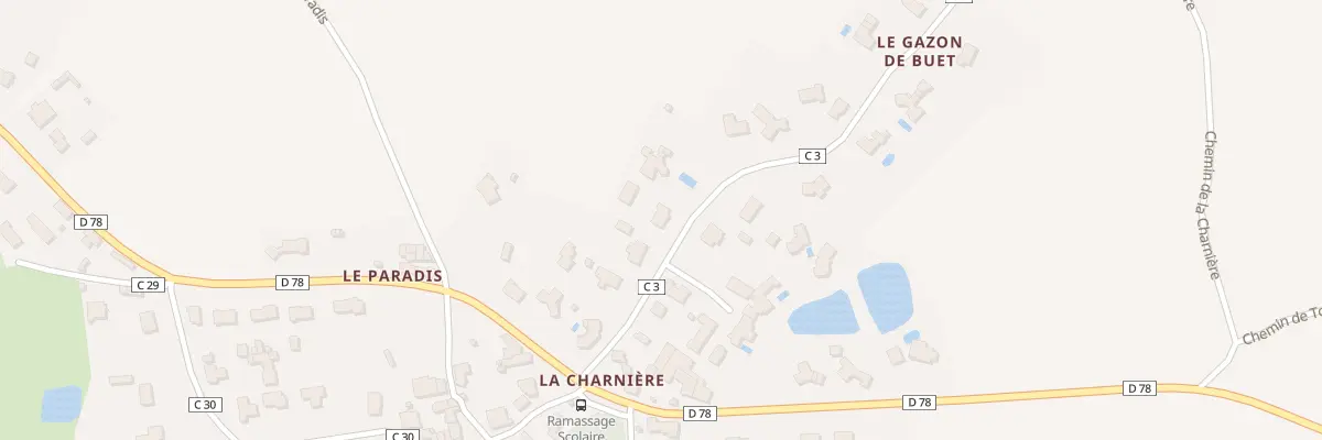 Plan du 509 La Charnière à Beaufou