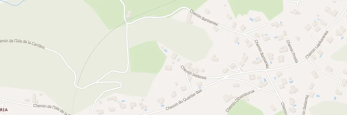 Plan du 158 Che Ixelenea à Villefranque