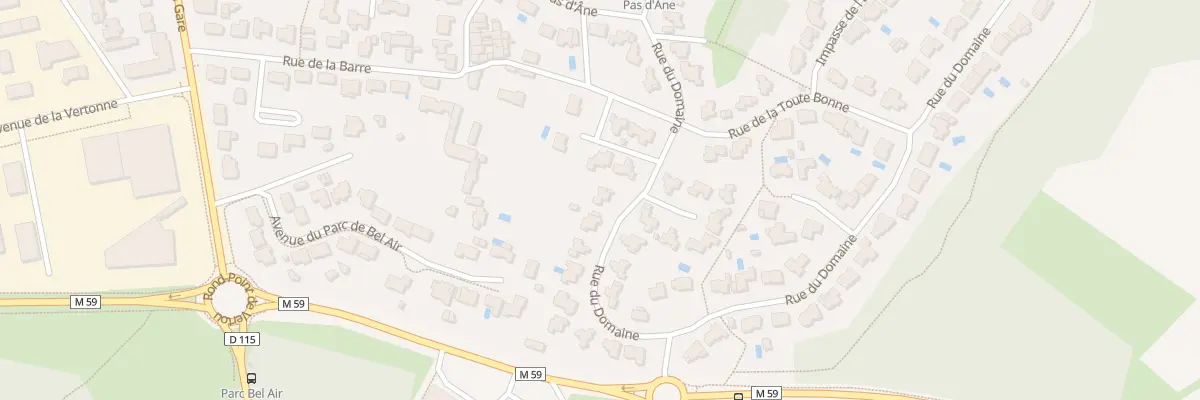 Plan du 28 Rue du Domaine à Vertou