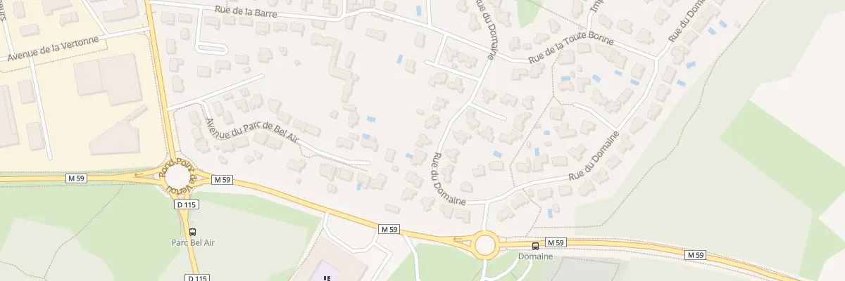 Plan du 32 Rue du Domaine à Vertou