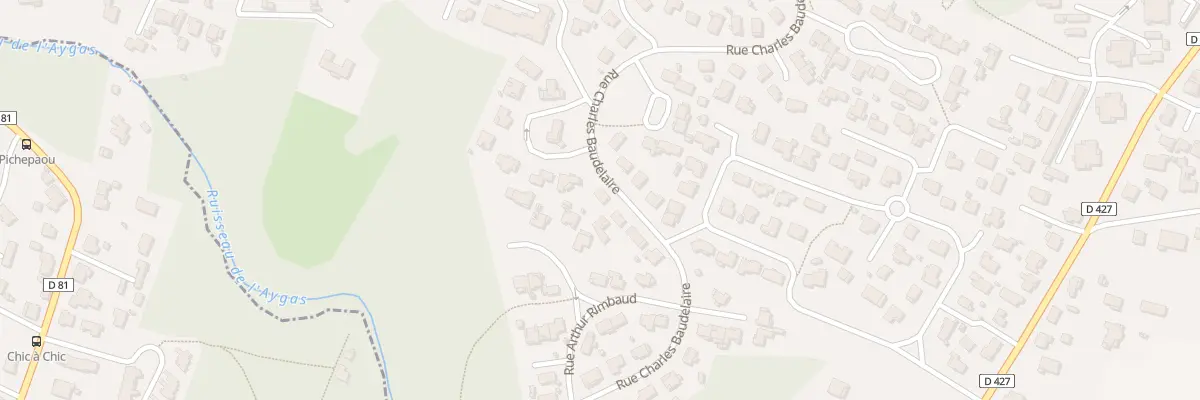 Plan du 20 Rue Charles Baudelaire à Tarnos
