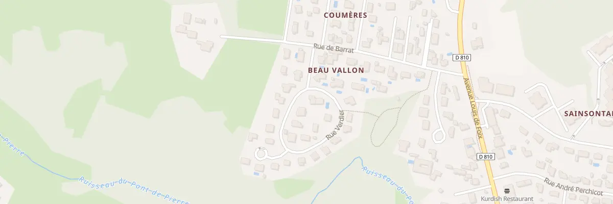 Plan du 2 Rue Verdier à Bayonne