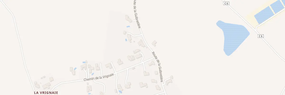 Plan du 243 Rte de la Guibretière à La Roche-sur-Yon