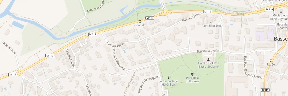 Plan du 4 Rue de l’Abbaye à Basse-Goulaine