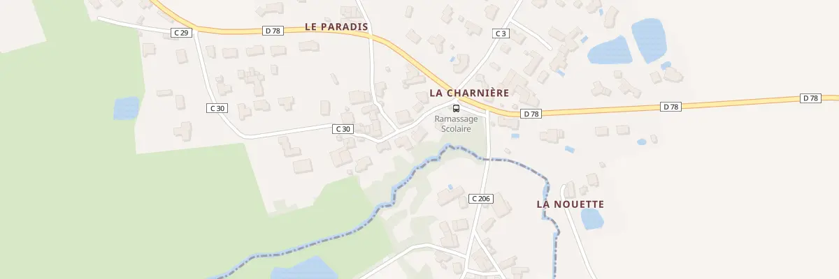 Plan du 436 La Charnière à Beaufou