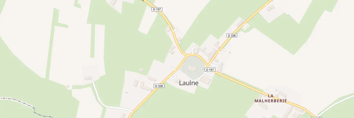 Plan du 9001 Le Bourg à Laulne