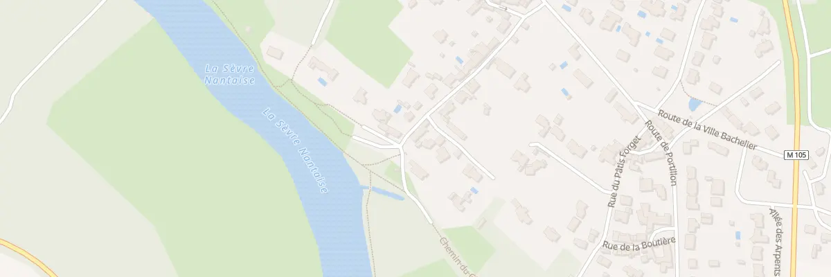 Plan du 17 Rue de la Pierre Percée à Vertou