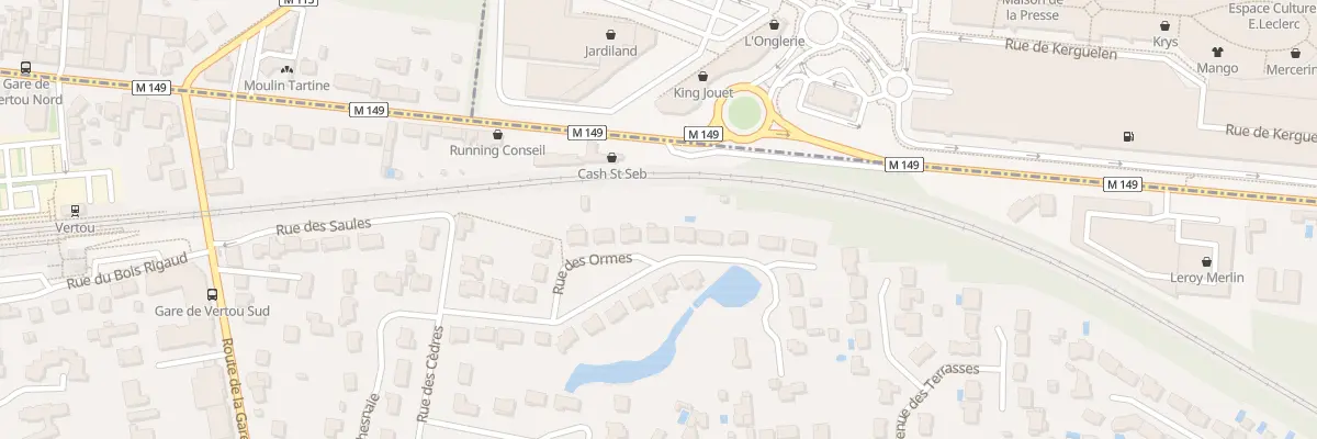 Plan du 17 Rue des Ormes à Vertou