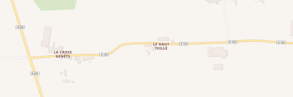 Plan du 5 Le Haut Teille à Sacey