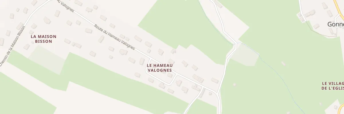 Plan du 651 Rte du Hameau Valognes à Gonneville-Le Theil