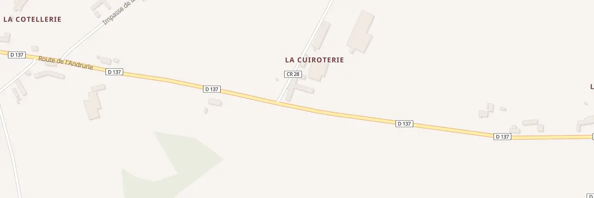 Plan du 395 Rte de l’Andrurie à Varenguebec