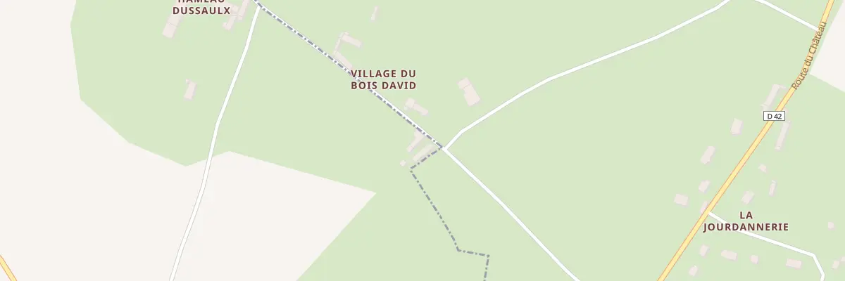 Plan du 3 Village Bois David à Biniville