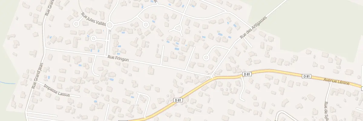 Plan du 5 Rue Fringon à Tarnos