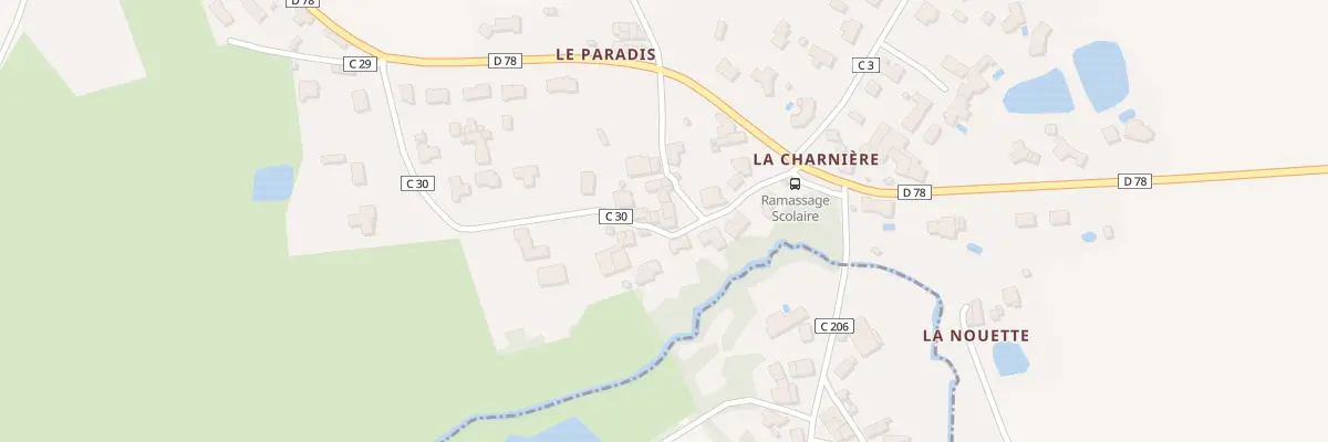 Plan du 429 La Charnière à Beaufou